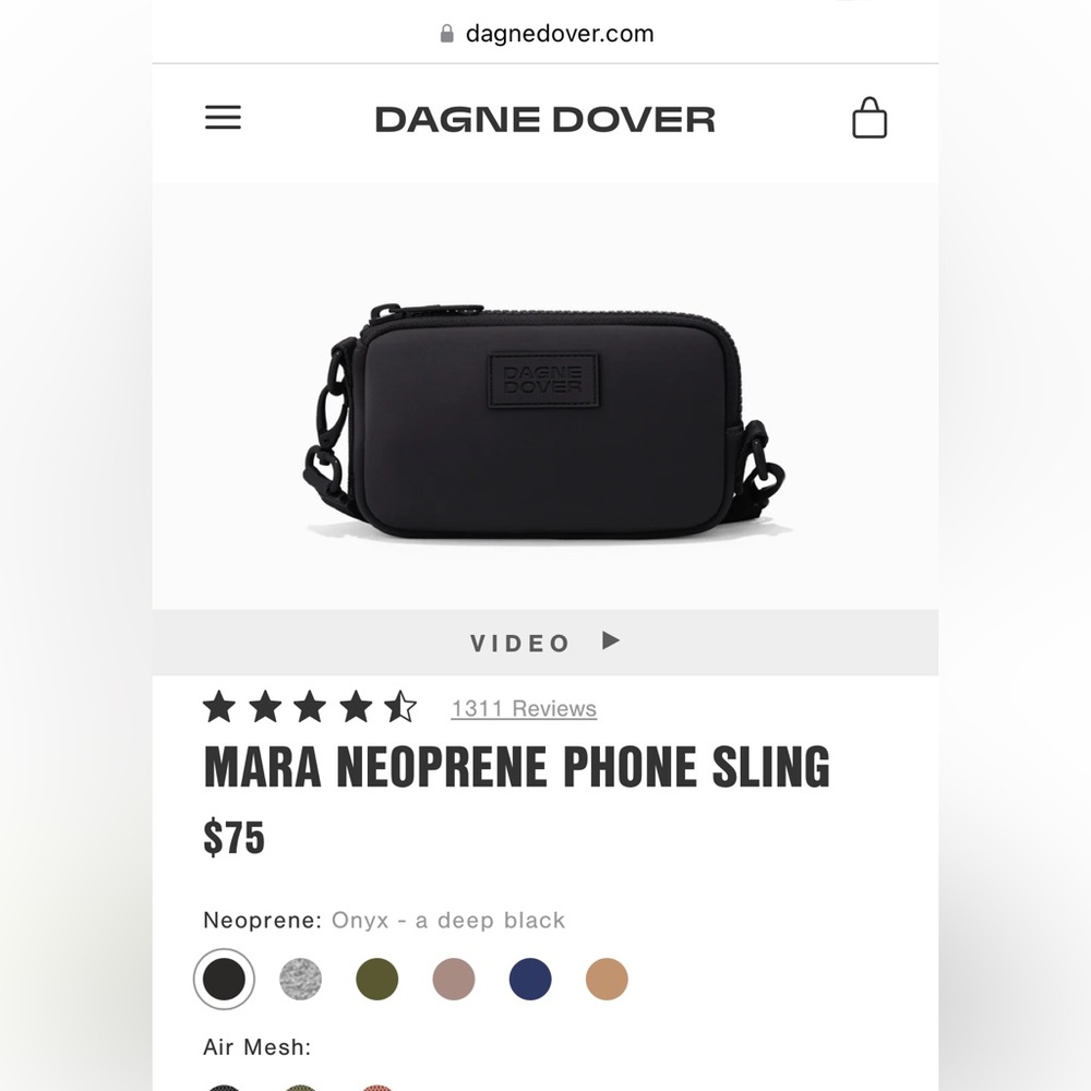 Dagne Dover Mara Neoprene Phone Sling Bag